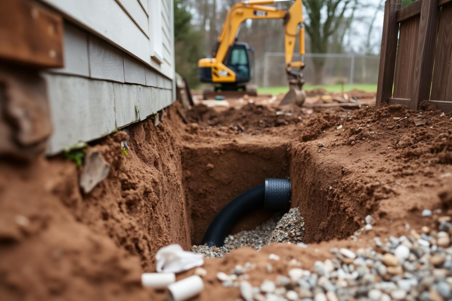 Foundation Drainage Correction